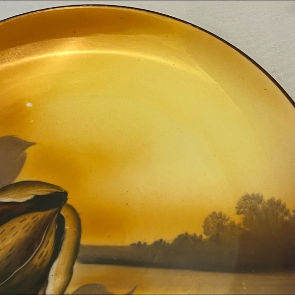 Noritake Hand Painted Plate, Nature, Autumn, Vintage EUC - Picture 4 of 8